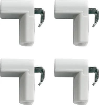 Produktbild von Set aus 4 Metall-Klemmträgern für Plissees