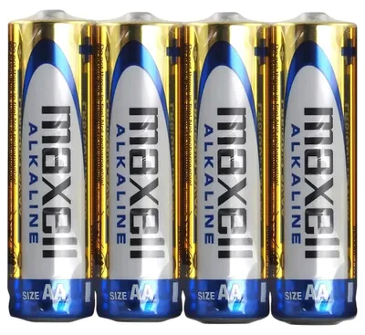 Productafbeelding van Maxell LR6, alkaline, cilindrisch, 1,5 V, AA, zwart, blauw, goud