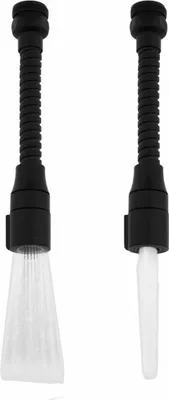 Produktbild von Doppelfunktions-Strahlregler, lang, flexibel, schwarz F22/M24