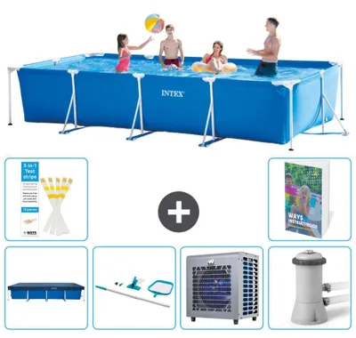 Immagine prodotto di Piscina rettangolare con telaio - 450x220x84 cm - 7 pezzi  S109