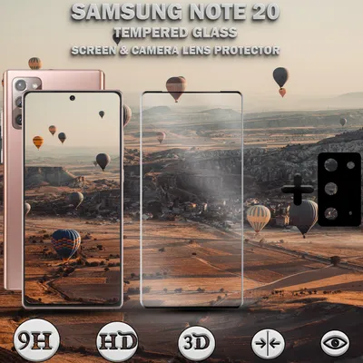 Obrázek produktu pro Ochranný kryt displeje a objektivu Samsung Galaxy NOTE 20 z tvrzeného skla s tvrdostí 9H
