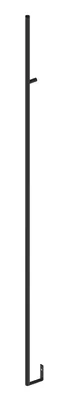Obrázek produktu pro Rujzdesign šatní nábytková úchytka 665.12 - povrch: černá barva, délka: 1090 mm, rozteč: 864 mm