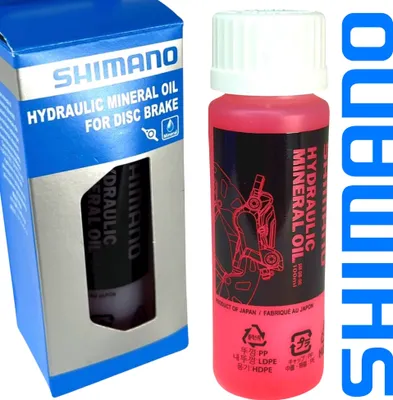 Produktbild von Shimano Fahrrad Scheibenbremsen Hydraulik Mineralöl verpackt 100ml