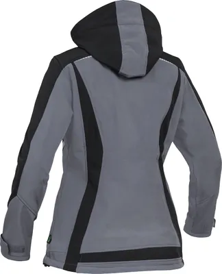 Produktbild von Leibwächter Sommer-Softshelljacke Damen FLXDS Gr. 40 grau/schwarz