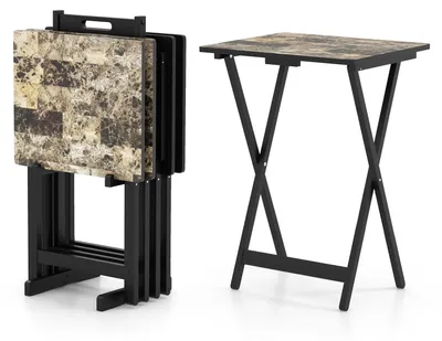 Image de Tables pliantes - Tables rabattables - Tables d'appoint pliables - Tables bistrot - Tables de jardin et de balcon