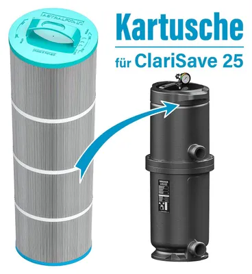Produktbild von Astral Pool Ersatzkartusche für Kartuschenfilter ClariSave 25 (77116)