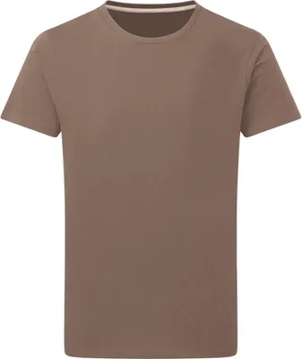 Produktbild von SG SGTee | Perfect Print Tagless Tee - Herren T-Shirt - Farbe: Deep Taupe - Größe: 2XL
