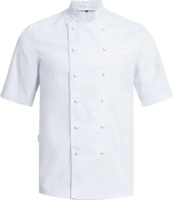 Produktbild von Greiff GASTRO MODA Herren Cuisine Premium Kochjacke Kurzarm Regular-Fit Weiß S