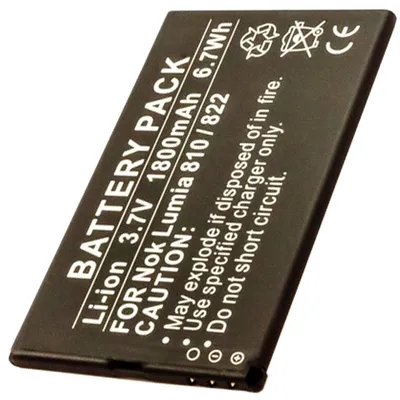 Immagine prodotto di Batteria AccuCell adatta alla batteria del Nokia Lumia 810 822, batteria Nokia BP-4W