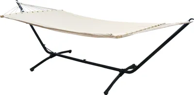 Produktbild von Outdoor Hängematte mit Gestell - 310cm Hängemattengestell 200x120 Stabhängematte