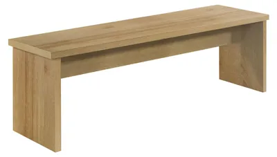 Produktbild von FURNARO Bank Sitzbank Esszimmerbank Riviera eiche B/H/T: 160x47x37 cm