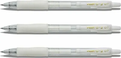 Produktbild von Pilot G2-07 Gelschreiber weiß - 3er-Set