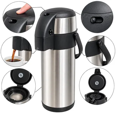Produktbild von MICHELINO 3 Liter Airpot Getränkespender Pumpkanne 139345