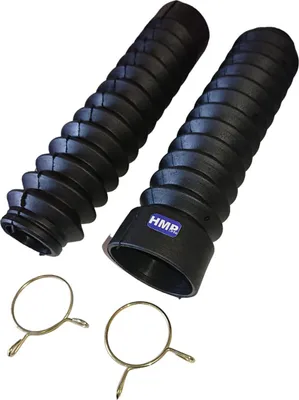Produktbild von Motorrad Faltenbalg Satz 200x30 Staubkappen Gummi Manschetten schwarz universal