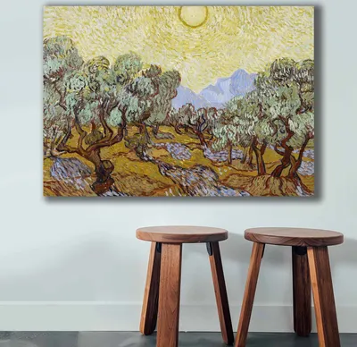 Image de Wallity, 70100VANGOGH005- VNC1181, Coloré, tableaux sur toile, 70 x 100 cm, 100% toile