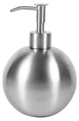 Produktbild von Omgoods – Seifenspender aus Edelstahl – Wandmontierter Seifenspender – Seifenspender für die Küche – Seifenspender für die Dusche – Freistehender Seifenspender – Nachhaltiges Design