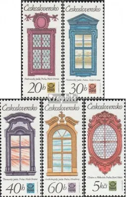 Produktbild von Briefmarken Tschechoslowakei 1977 Mi 2364-2368 (kompl.Ausg.) postfrisch Briefmarkenausstellung