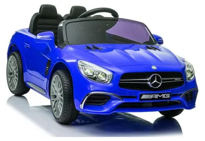 Produktbild von Leantoys Batterie Auto Mercedes SL65 S Blau lackiert LCD