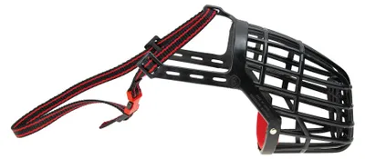 Productafbeelding van Maulkorf met kliksluiting L: 37 cm B: 35 - 64 cm zwart