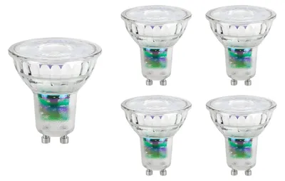 Produktbild von Spectrum GU10 LED Spot Lampe 2,5W 460lm 4000K Neutralweiß 230V 50mm 5 Stück