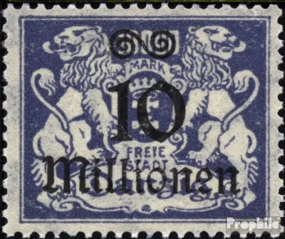 Produktbild von Briefmarken Danzig 1923 Mi 169  gestempelt Aushilfsausgabe