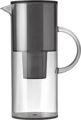 Zdjęcie produktu dla Stelton EM dzbanek filtrujący do wody 2,0 l. - dym, designerska karafka, Ø 10,5 cm wysokość 23,3 cm, 1310-10