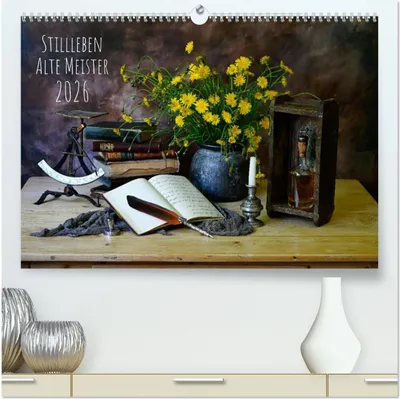 Produktbild von Stillleben Alte Meister (hochwertiger Premium Wandkalender 2026 DIN A2 quer), Kunstdruck in Hochglanz