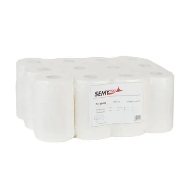 Produktbild von Semy Handtuchrolle Innenabwicklung 20cm 2 lagig 12 Rollen (ST-88084)