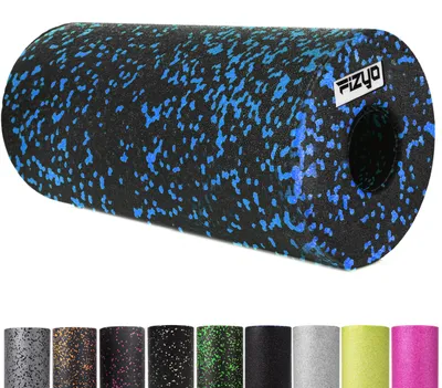Image de Rouleau de massage - Rouleau en mousse EPP 30 x 15 cm - Bleu - Pour fitness et yoga