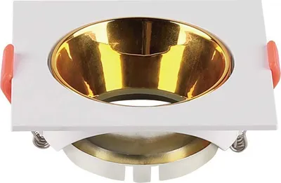 Image de V-TAC Spot LED - Encastré - GU10 - IP20 - blanc + or