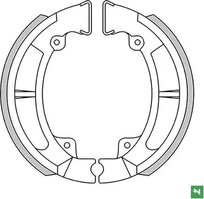 Immagine prodotto di Ganascia freno Newfren standard GF1236