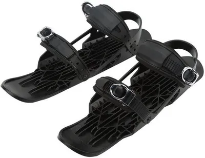Productafbeelding van Verstelbare sneeuwschoenen van nylon en roestvrij staal, geschikt voor skiën in de open lucht. Maten: US 5-14 / EU 35-48