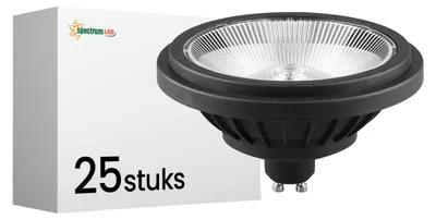 Productafbeelding van Spectrum LED Spot PAR16 GU10 Helder - 14W 1020lm 2700K - Warmwit - Vervangt 140W - 25 stuks