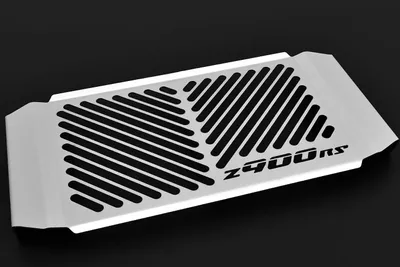 Immagine prodotto di Copriradiatore ZIEGER compatibile con Kawasaki Z900RS Design Logo argento