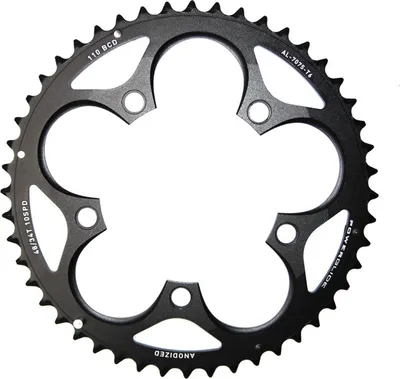 Produktbild von Sram Kettenblatt Road 11.6215.197.090 schwarz, 48 Zähne, Alu