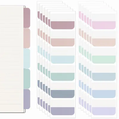 Productafbeelding van 240 Stuks Zelfklevende Indexlabels in 12 Kleuren