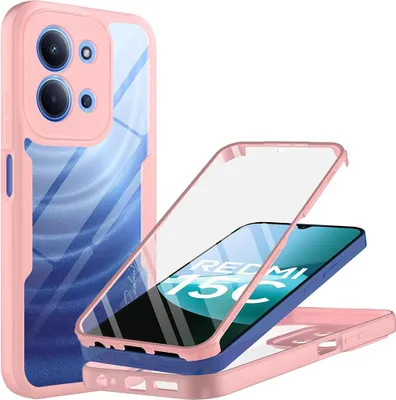 Zdjęcie produktu dla Techsuit 360 Etui z ochroną Xiaomi Redmi 15C 4G Redmi 15C 5G - różowe