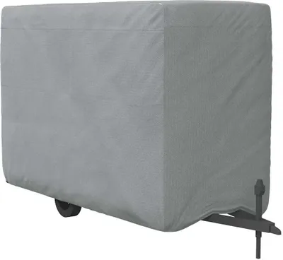 Produktbild von vidaXL Schutzhülle für Pferdeanhänger Grau 376x168x240 cm Vliesstoff