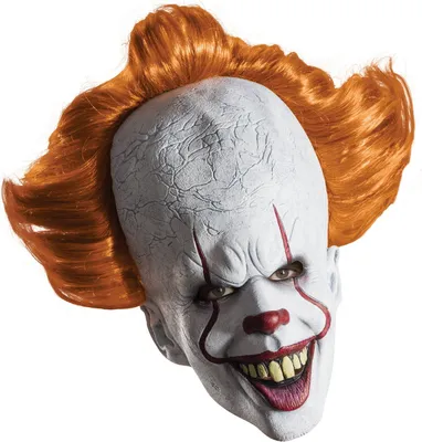 Produktbild von Rubies Official Pennywise Deluxe Clown-Überkopfmaske für Erwachsene aus dem Film ES (2017)