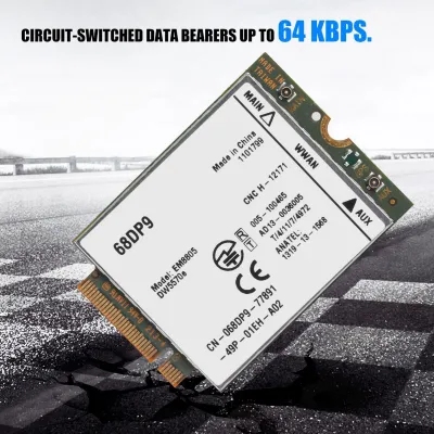 Zdjęcie produktu dla Moduł karty sieciowej NGFf M.2 EM8805 3G 4G WWAN DW5570E DC-HSPA+ HSPA+ HSDPA HSUPA WCDMA