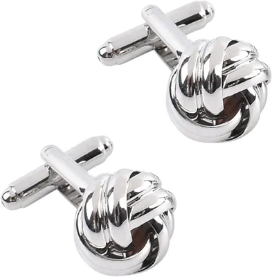 Imagen del producto de Gemelos para hombre, de 2,6 x 1,4 cm, ideales para eventos formales y bodas