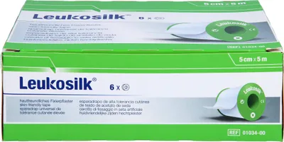 Zdjęcie produktu dla LEUKOSILK 5MX5CM, 6 St PFL