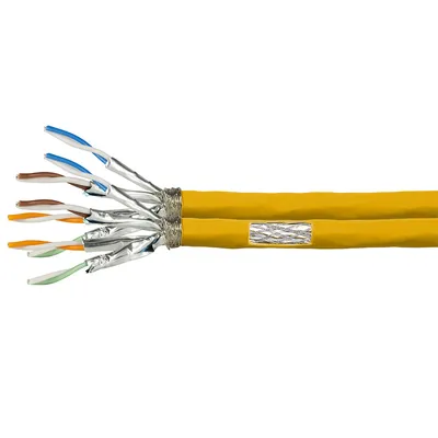 Produktbild von LogiLink CPV0073, 100 m, Cat7a, S/FTP (S-STP), Gelb