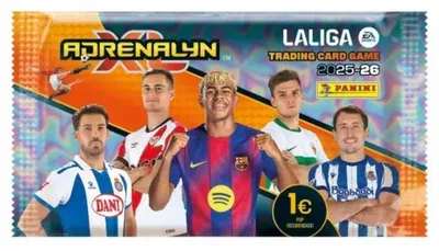 Image de PANINI ADRENALYN XL LA LIGA 2026 : Sachet de cartes de football contenant 6 cartes