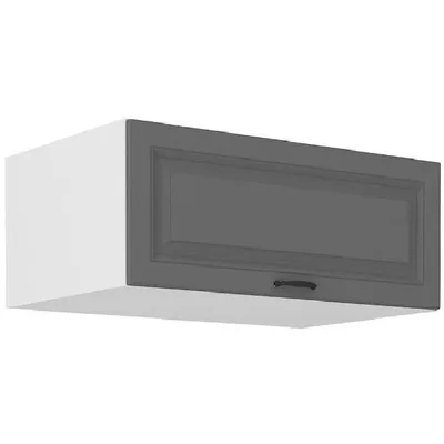 Immagine prodotto di Armadietto profondo per cappa aspirante SOPHIA - larghezza 80 cm, grigio / bianco
