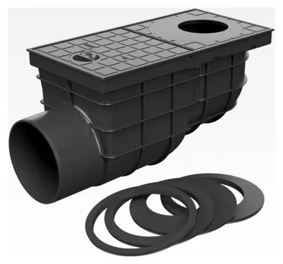 Produktbild von Regensinkkasten Regenrohrablauf Regenwasserablauf DN 110