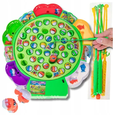 Produktbild von Angelspiel für Kinder, 4 Spieler, Arcade-Familienangeln
