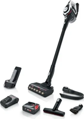 Immagine prodotto di Scopa aspirapolvere ricaricabile 18v bianco e nero Bosch BBS8214
