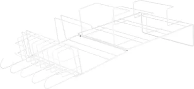 Image de Rack de rangement pour réfrigérateur - fer à repasser - organisateur de mini-frigo pour la maison, la cuisine et le restaurant