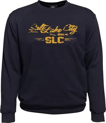Produktbild von Übergrößen Sweatshirt AHORN SPORTSWEAR SLC orange Navy 3XL
